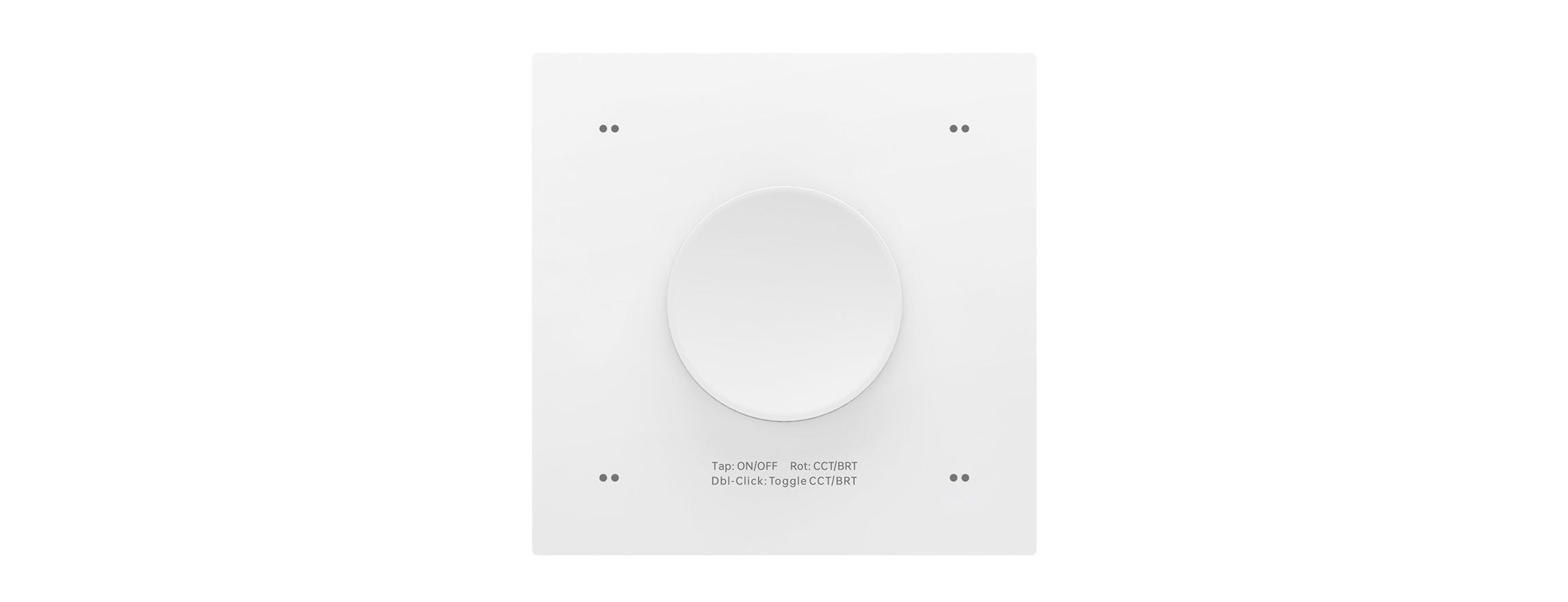 NFC programmable Matter-0-10V Tunable White Knob Panel E6A-MA2