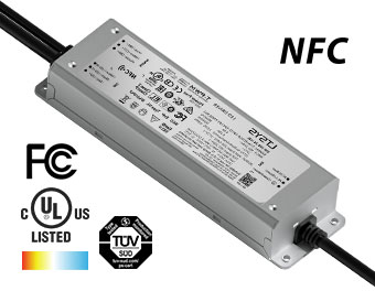 96W 24VDC UL Certification NFC CV Triac/0-10V Waterproof Tunable White LED Driver SW-100-24-U2L